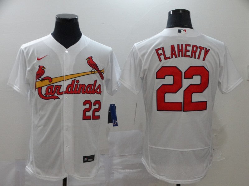 Men's St. Louis Cardinals Jack Flaherty #22 White Baseball Jersey